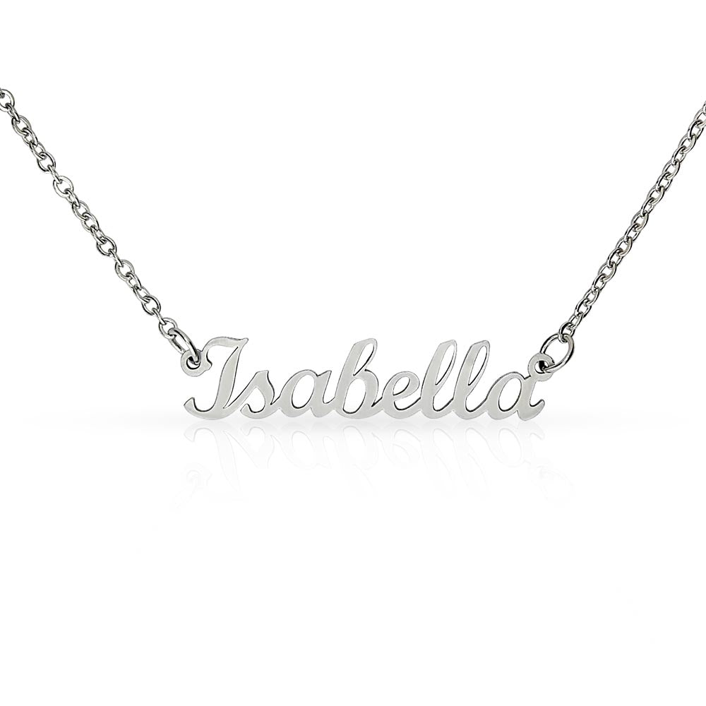 Non-Message Card Custom Name Necklace