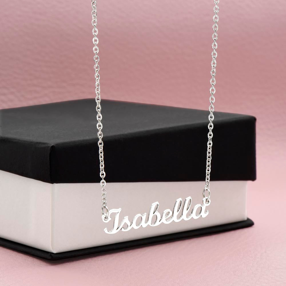 Non-Message Card Custom Name Necklace