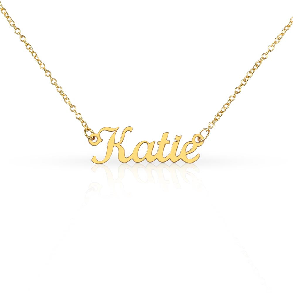 Non-Message Card Custom Name Necklace