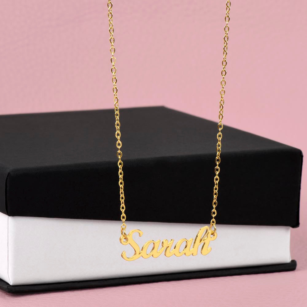 Non-Message Card Custom Name Necklace