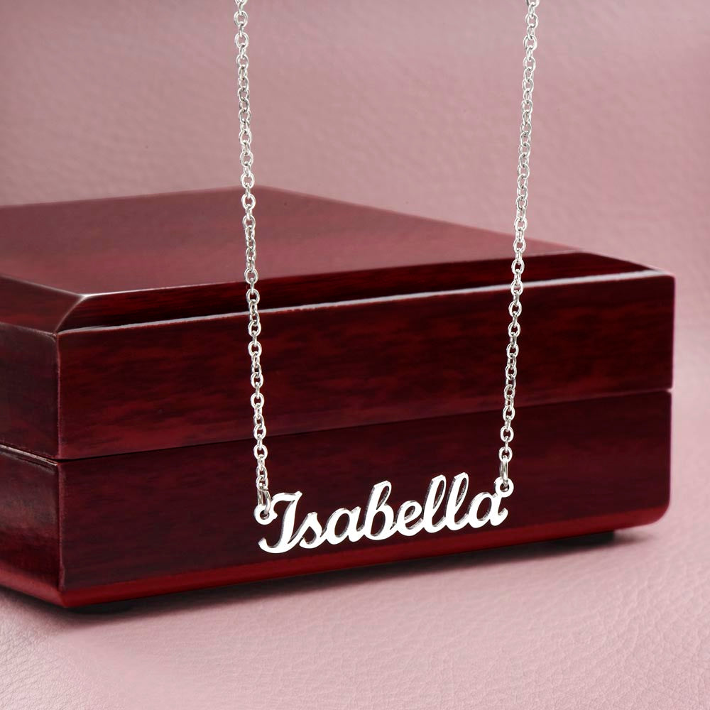 Non-Message Card Custom Name Necklace