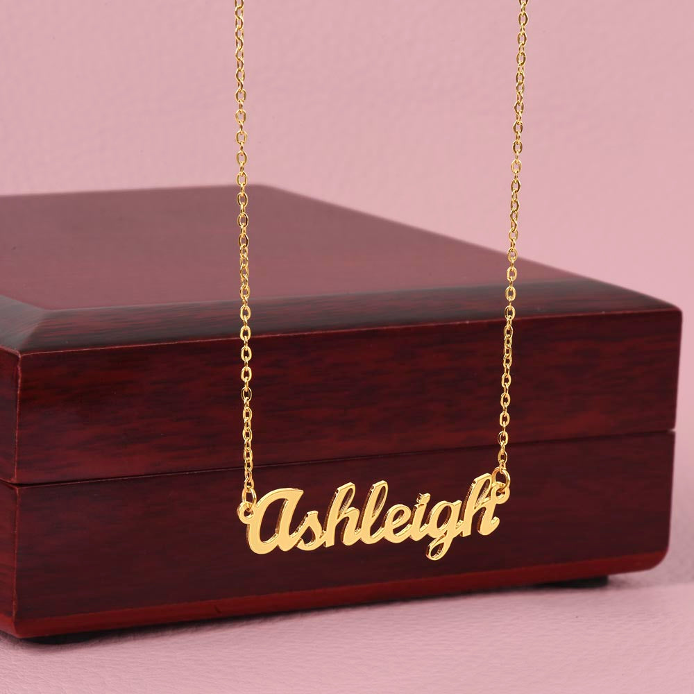 Non-Message Card Custom Name Necklace