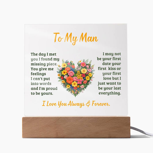 To My Mom - Acrylic Square Plaque