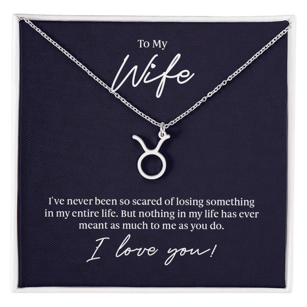 To My Wife - Zodiac Symbol Necklace