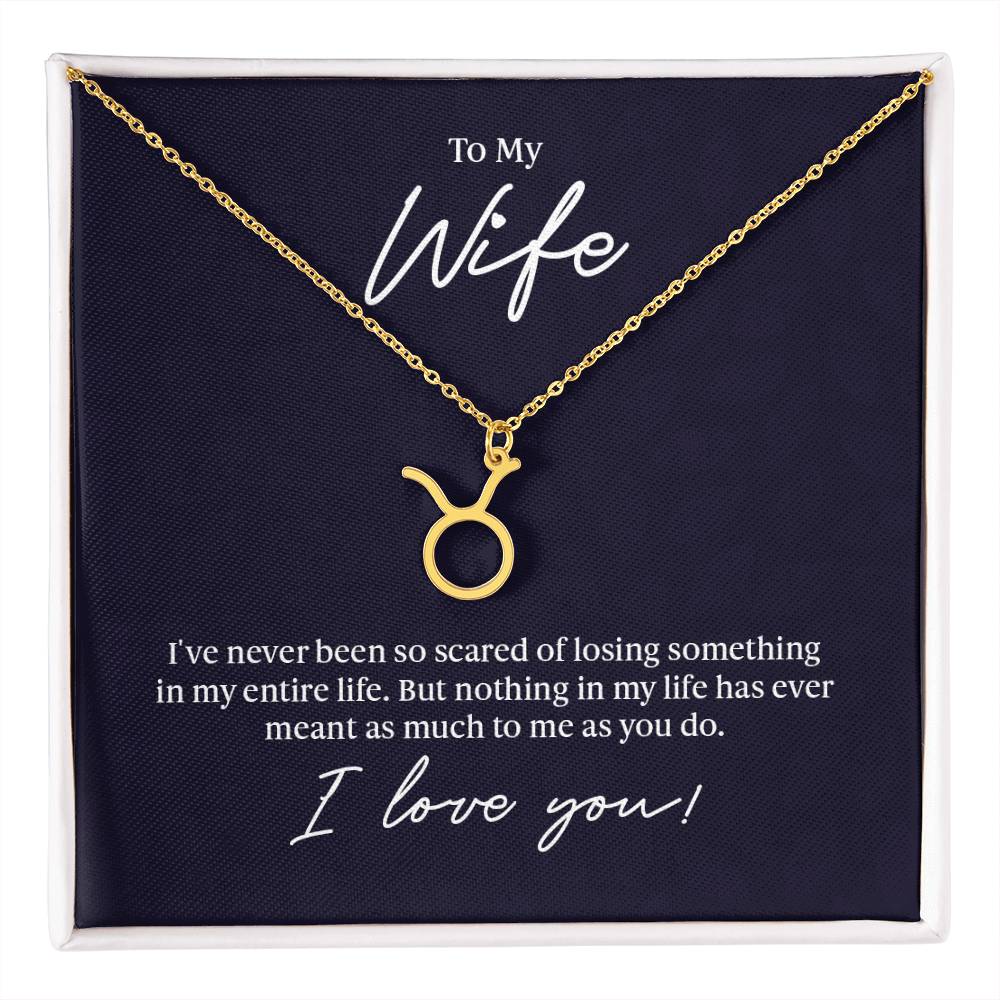 To My Wife - Zodiac Symbol Necklace