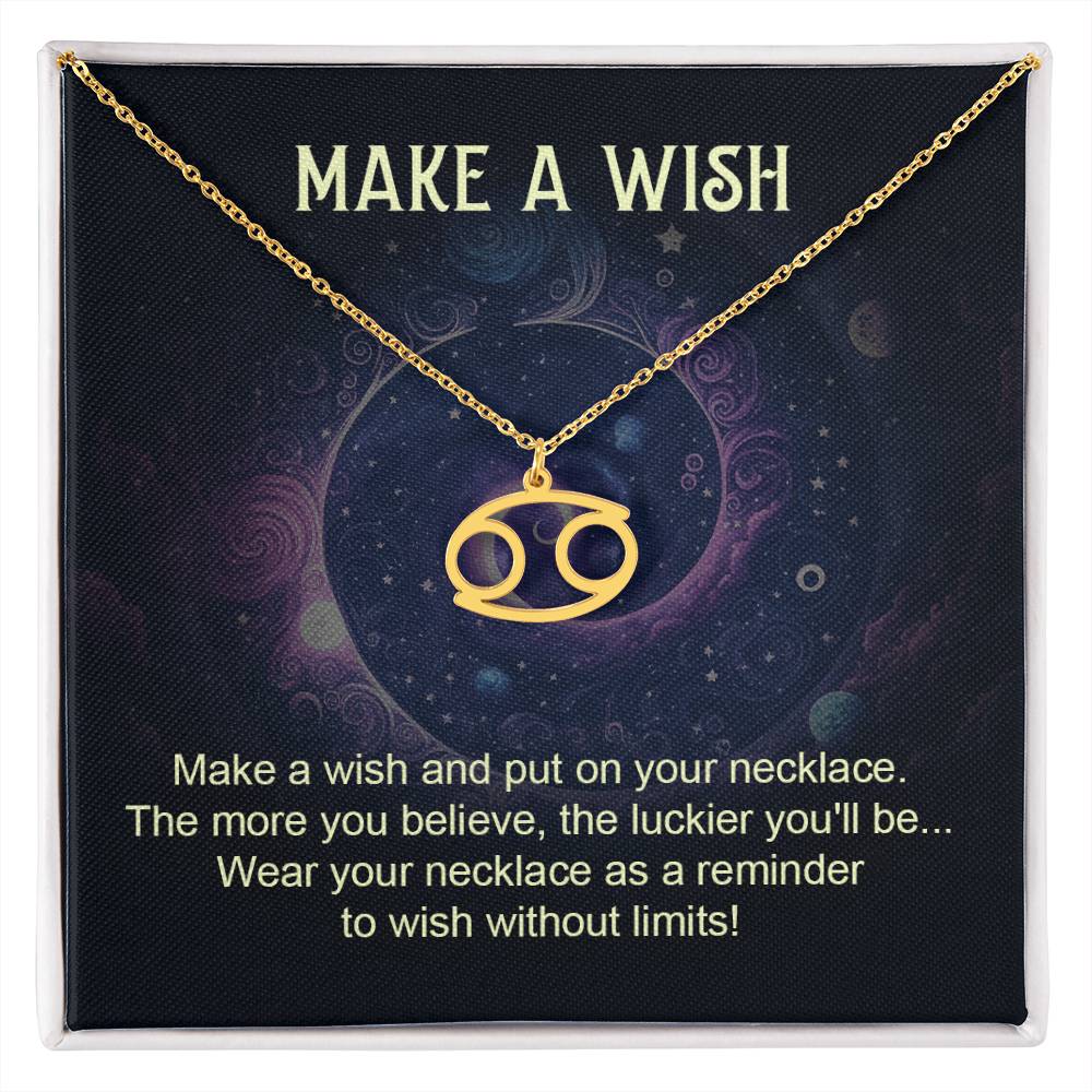 Make A Wish - Zodiac Symbol Necklace