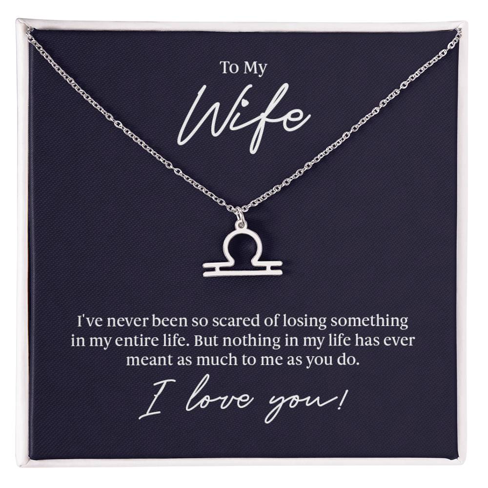 To My Wife - Zodiac Symbol Necklace