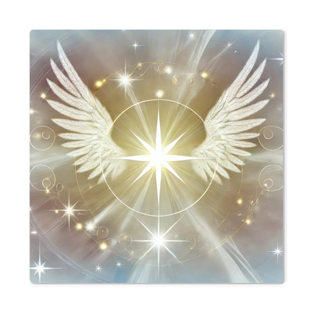 Angelic Celestial Star -  High Gloss Metal Art Print (1:1)