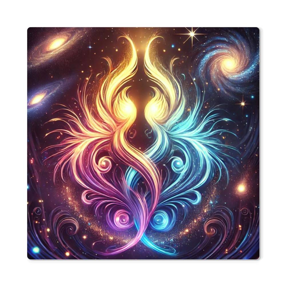 Twin Flame - High Gloss Metal Art Print (1:1)