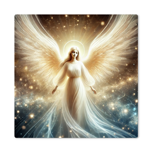 Cosmic Angel - High Gloss Metal Art Print (1:1)