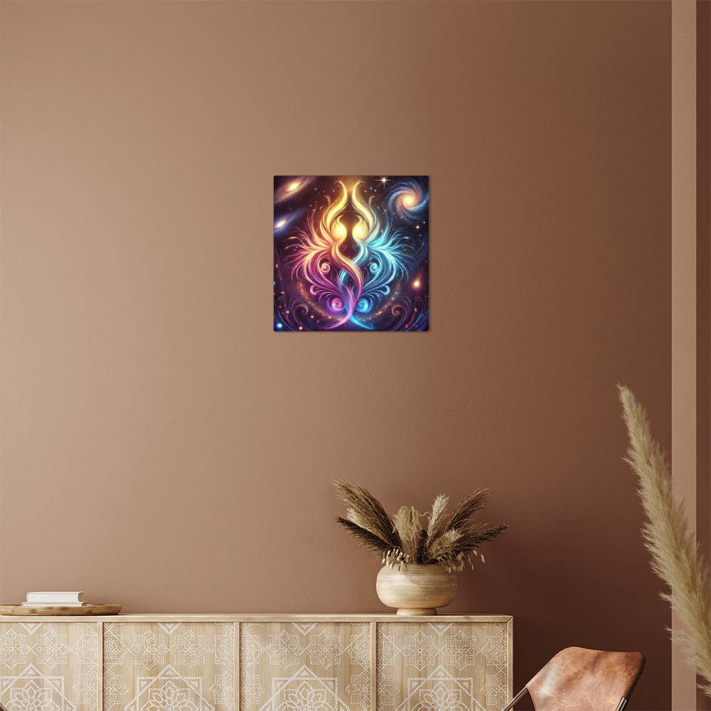 Twin Flame - High Gloss Metal Art Print (1:1)