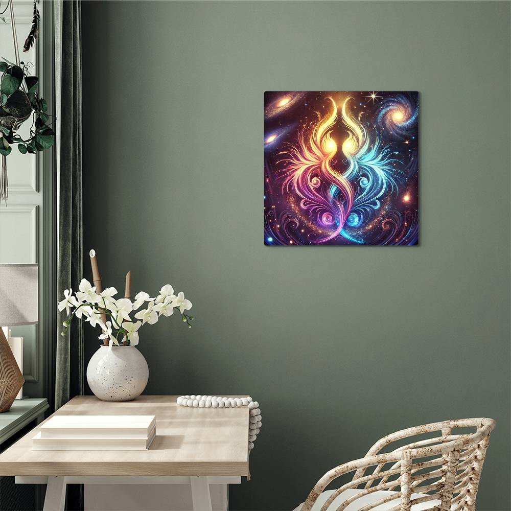 Twin Flame - High Gloss Metal Art Print (1:1)