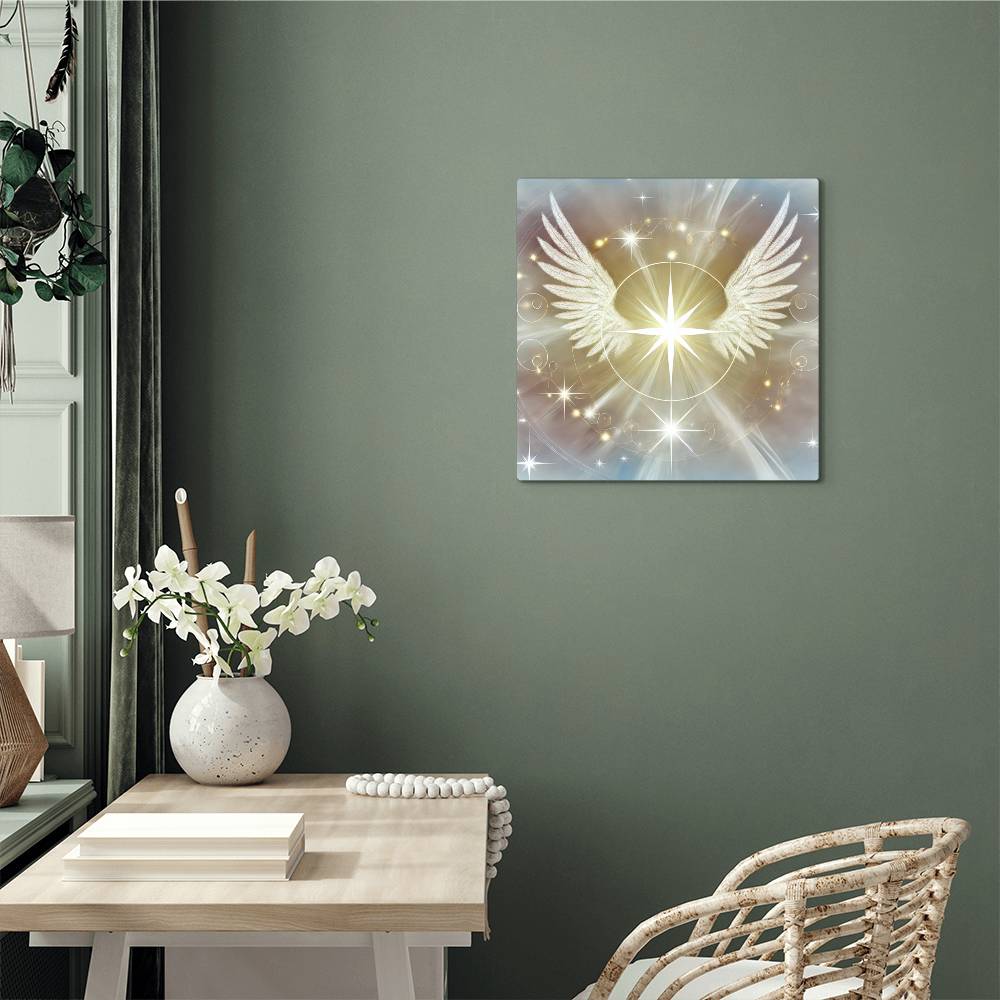 Angelic Celestial Star -  High Gloss Metal Art Print (1:1)