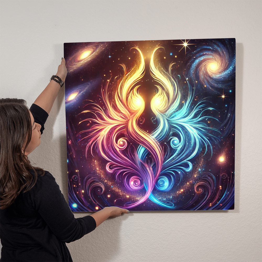 Twin Flame - High Gloss Metal Art Print (1:1)