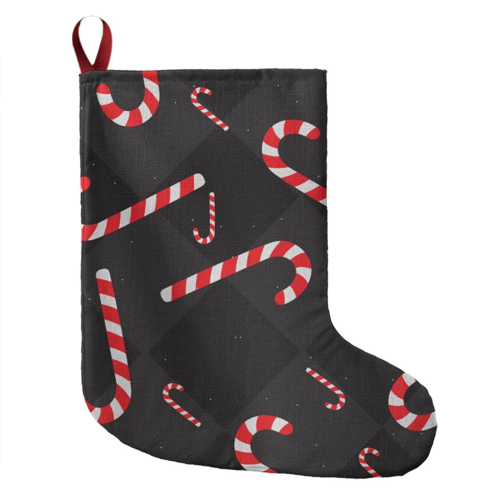 Candy Canes - Giant Holiday Stocking