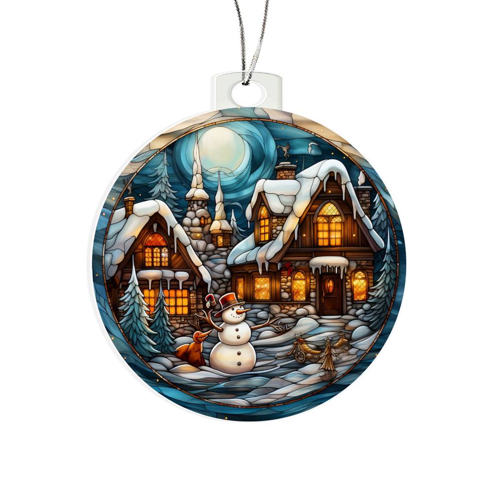 Winter Night - Christmas Ornament