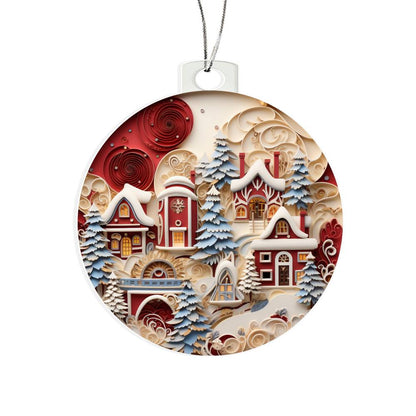 Winter Wonderland Village - Christmas Ornaments