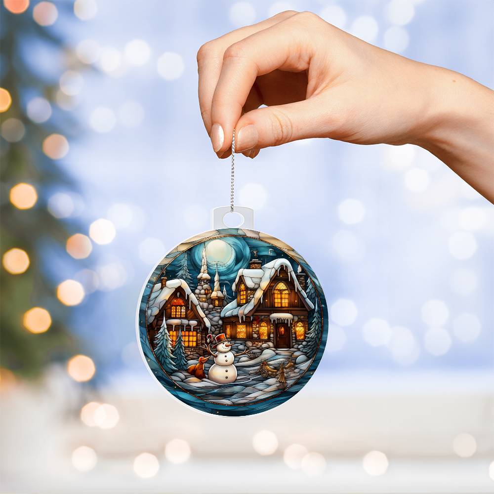 Winter Night - Christmas Ornament