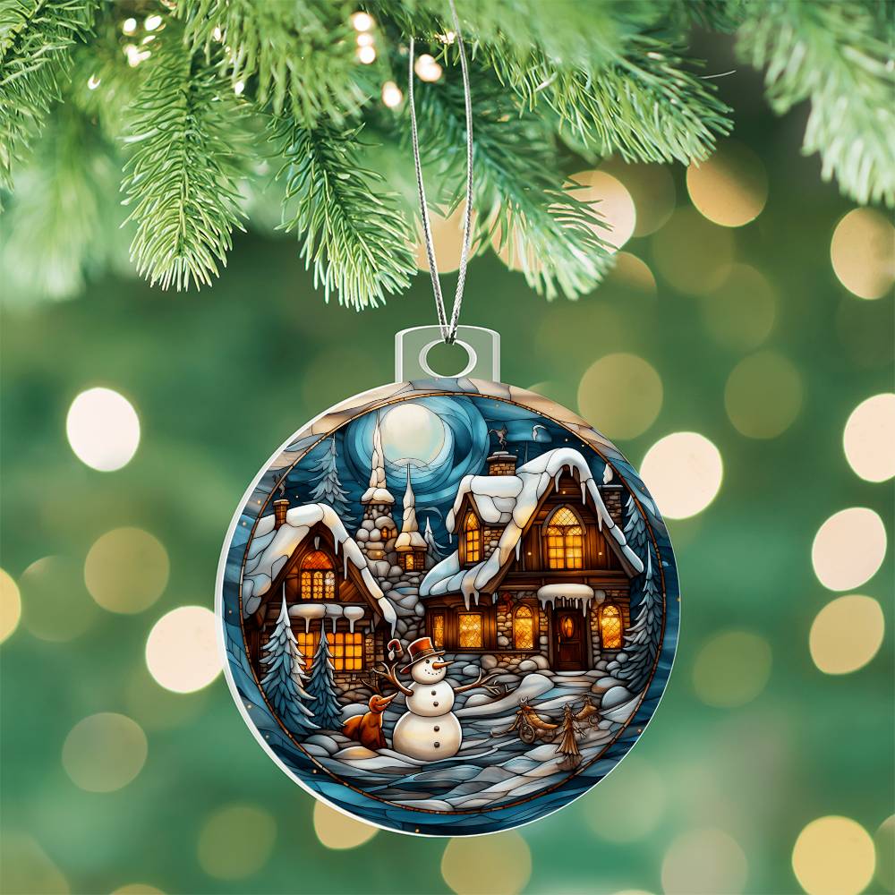 Winter Night - Christmas Ornament