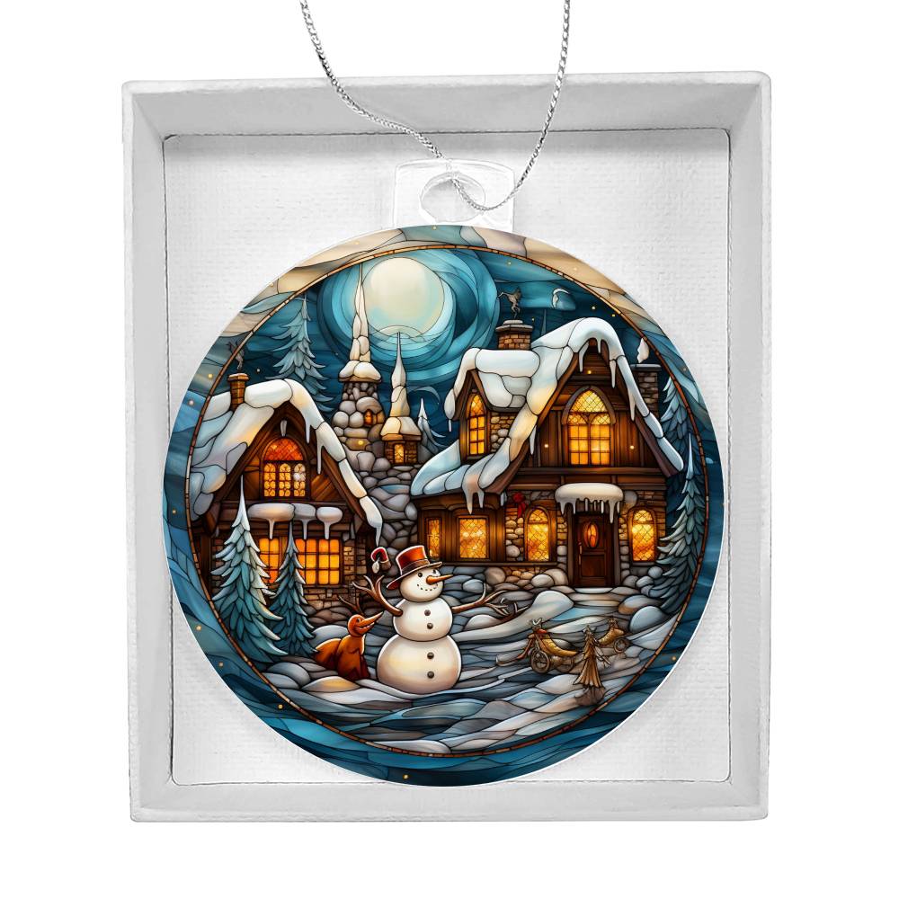 Winter Night - Christmas Ornament