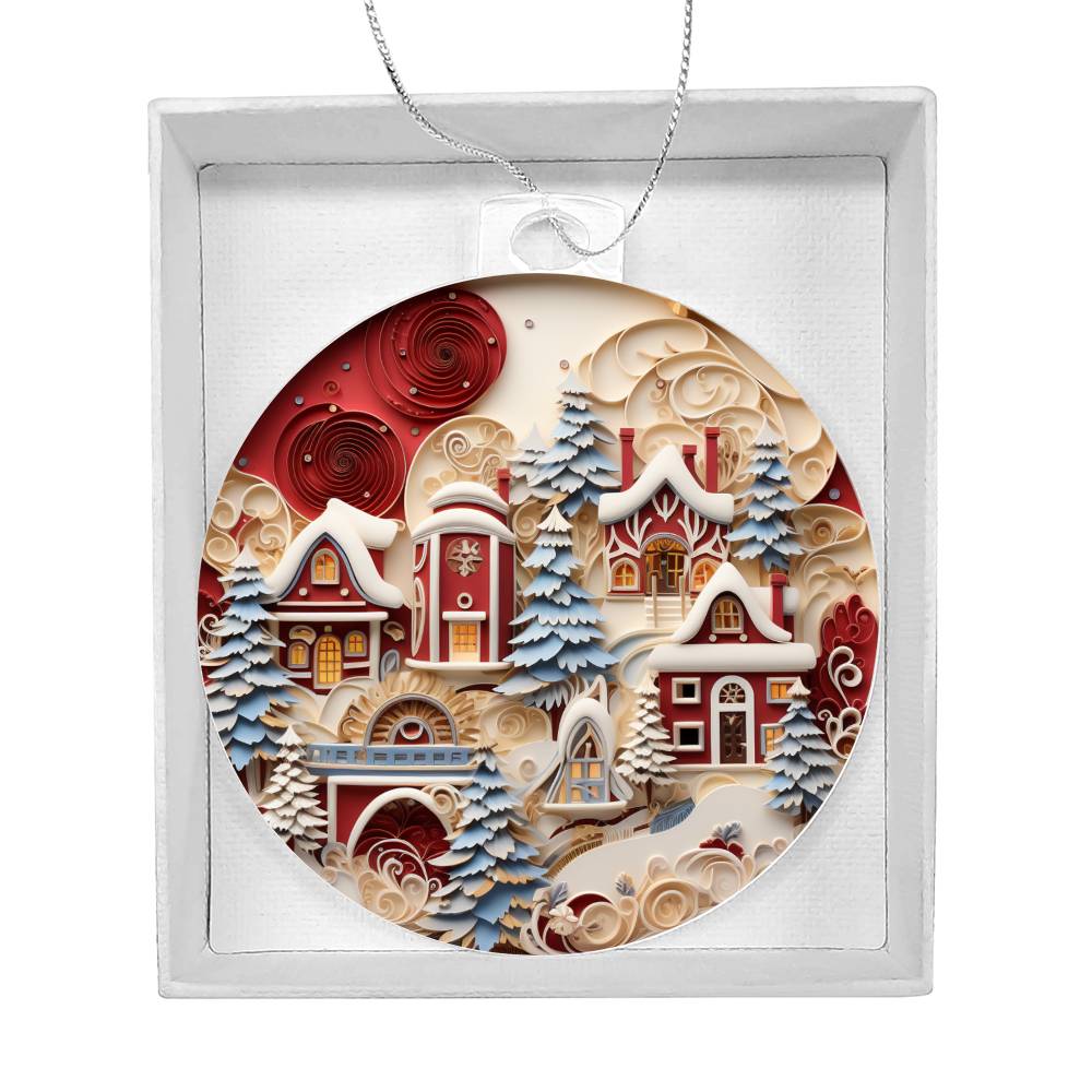 Winter Wonderland Village - Christmas Ornaments