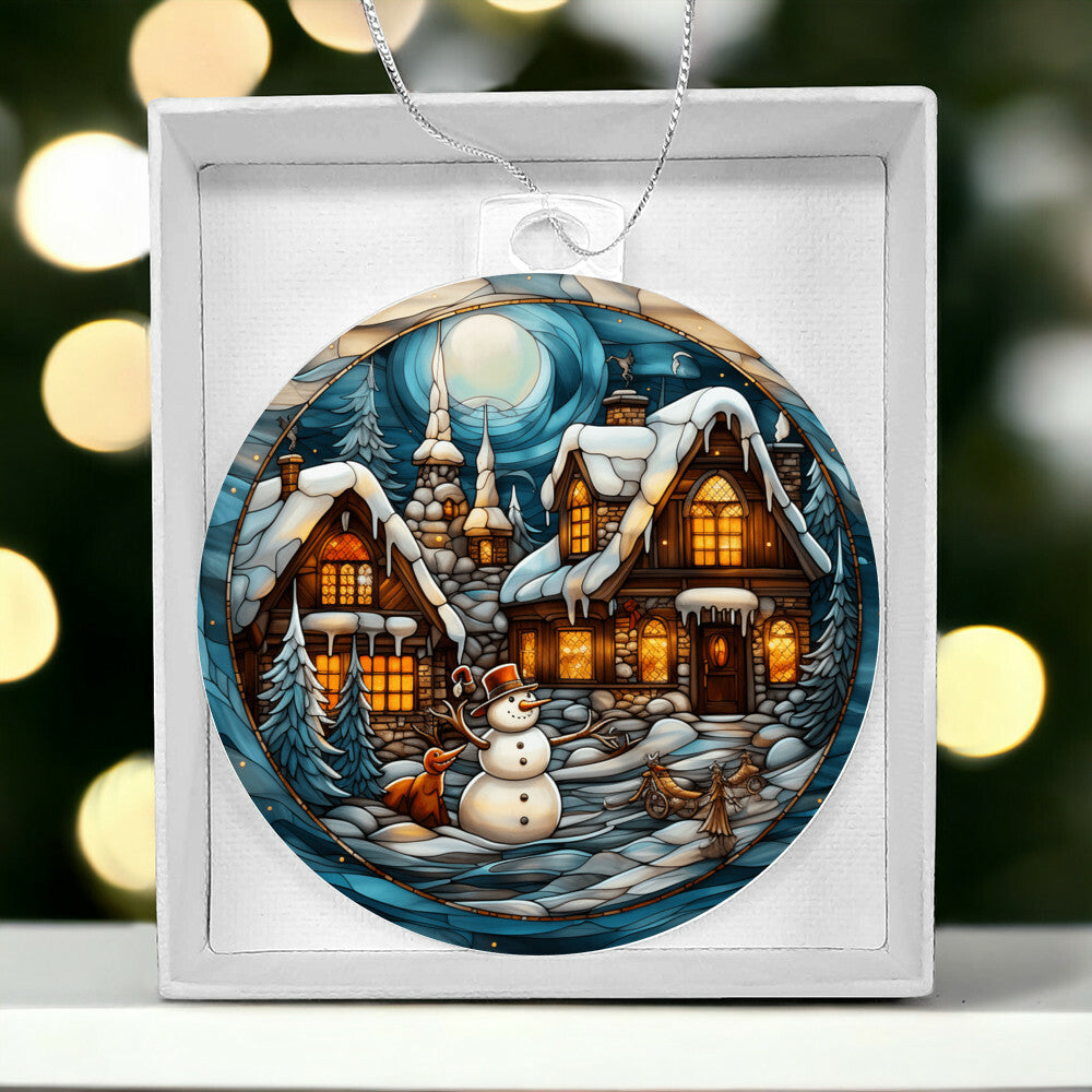 Winter Night - Christmas Ornament