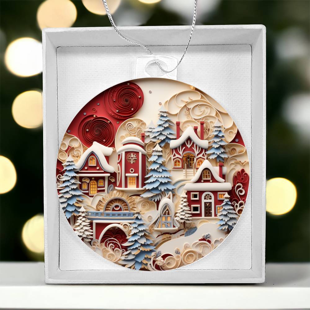 Winter Wonderland Village - Christmas Ornaments