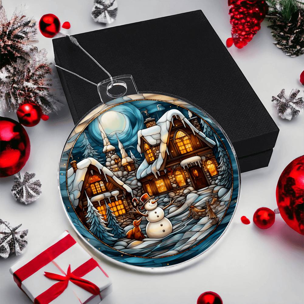 Winter Night - Christmas Ornament