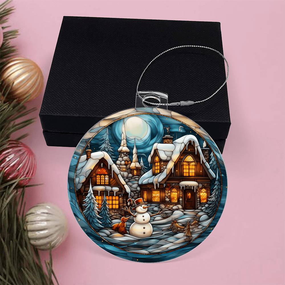 Winter Night - Christmas Ornament