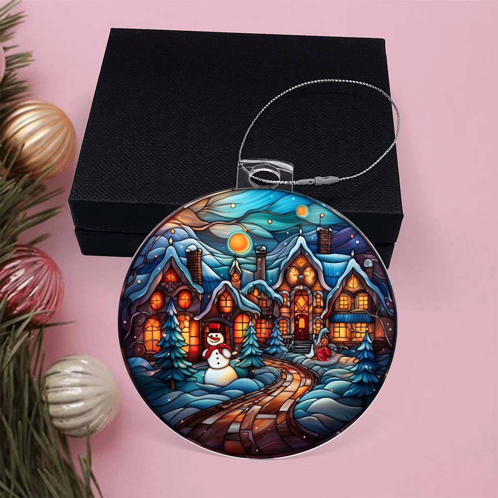 Christmas Night - Acrylic Christmas Ornament