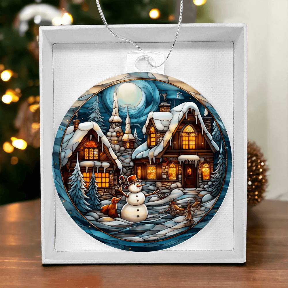 Winter Night - Christmas Ornament