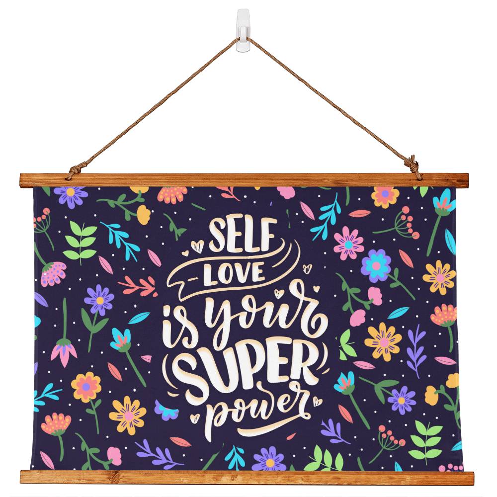 Self Love - Wood Framed Wall Tapestry