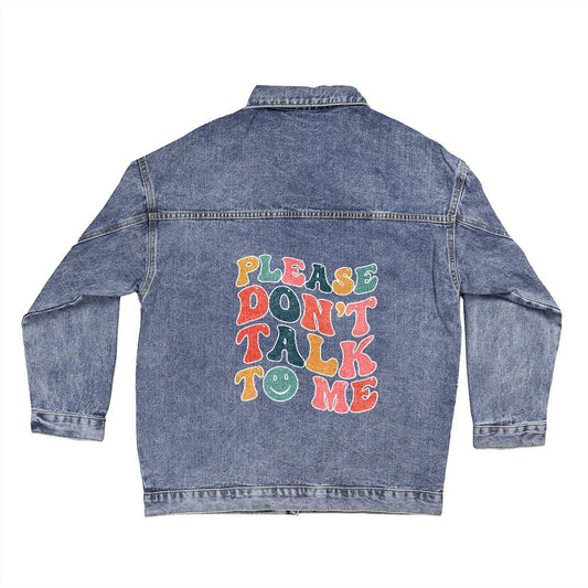 Please - Oversized Women's DTG Denim Jacket