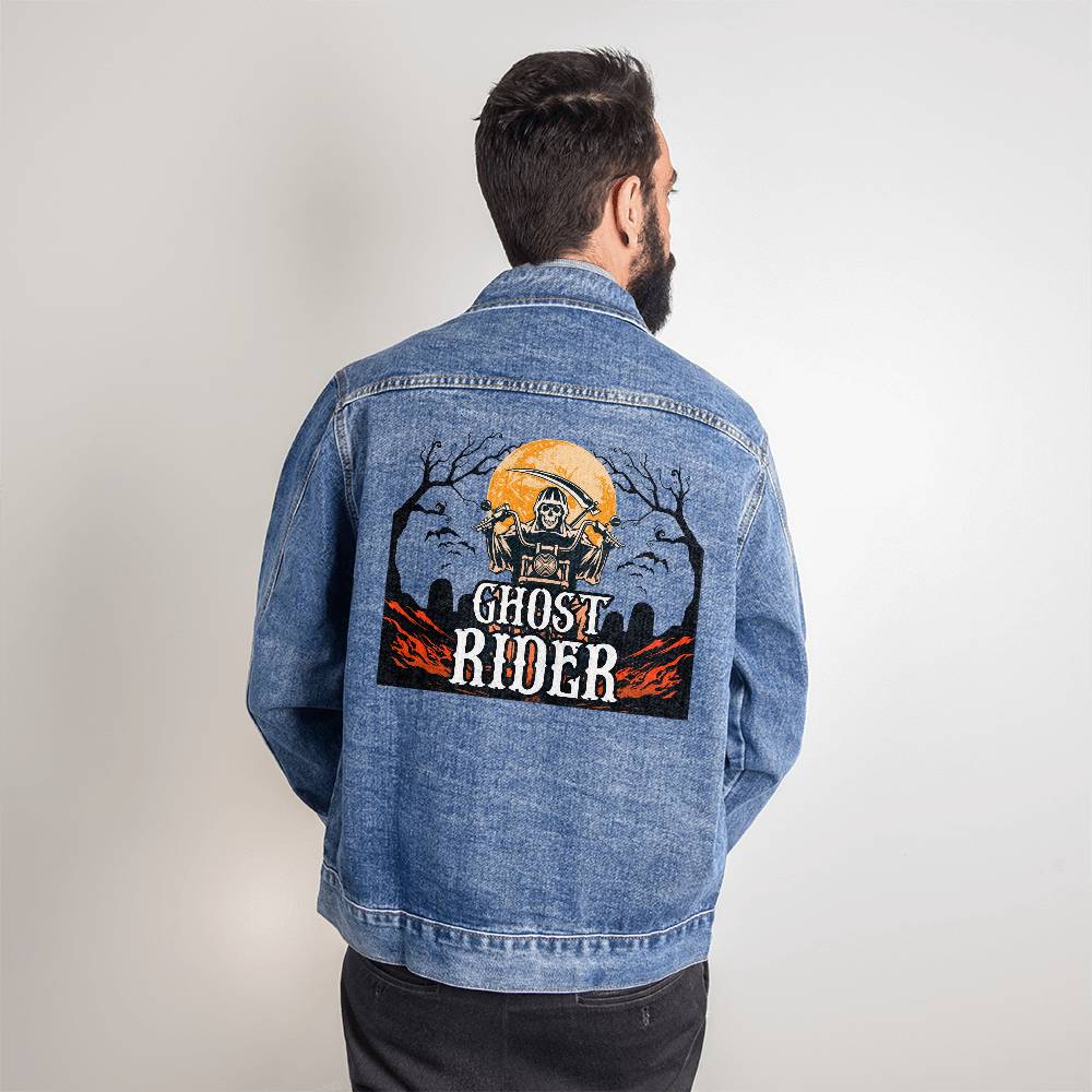 Ghost Rider - Men's DTG Denim Jacket