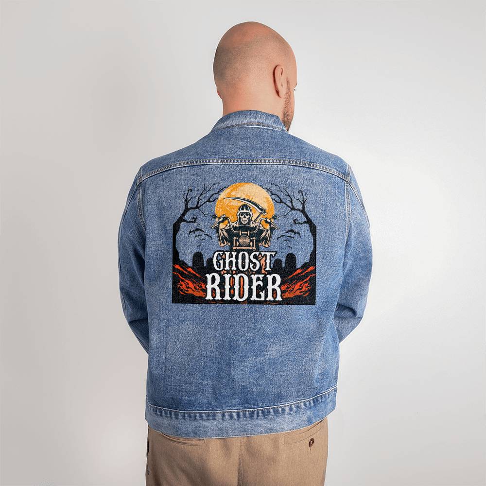 Ghost Rider - Men's DTG Denim Jacket