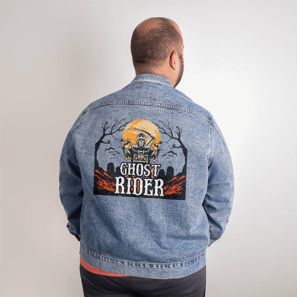 Ghost Rider - Men's DTG Denim Jacket