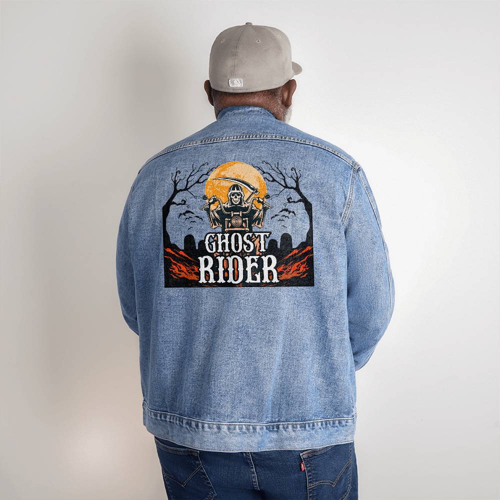 Ghost Rider - Men's DTG Denim Jacket