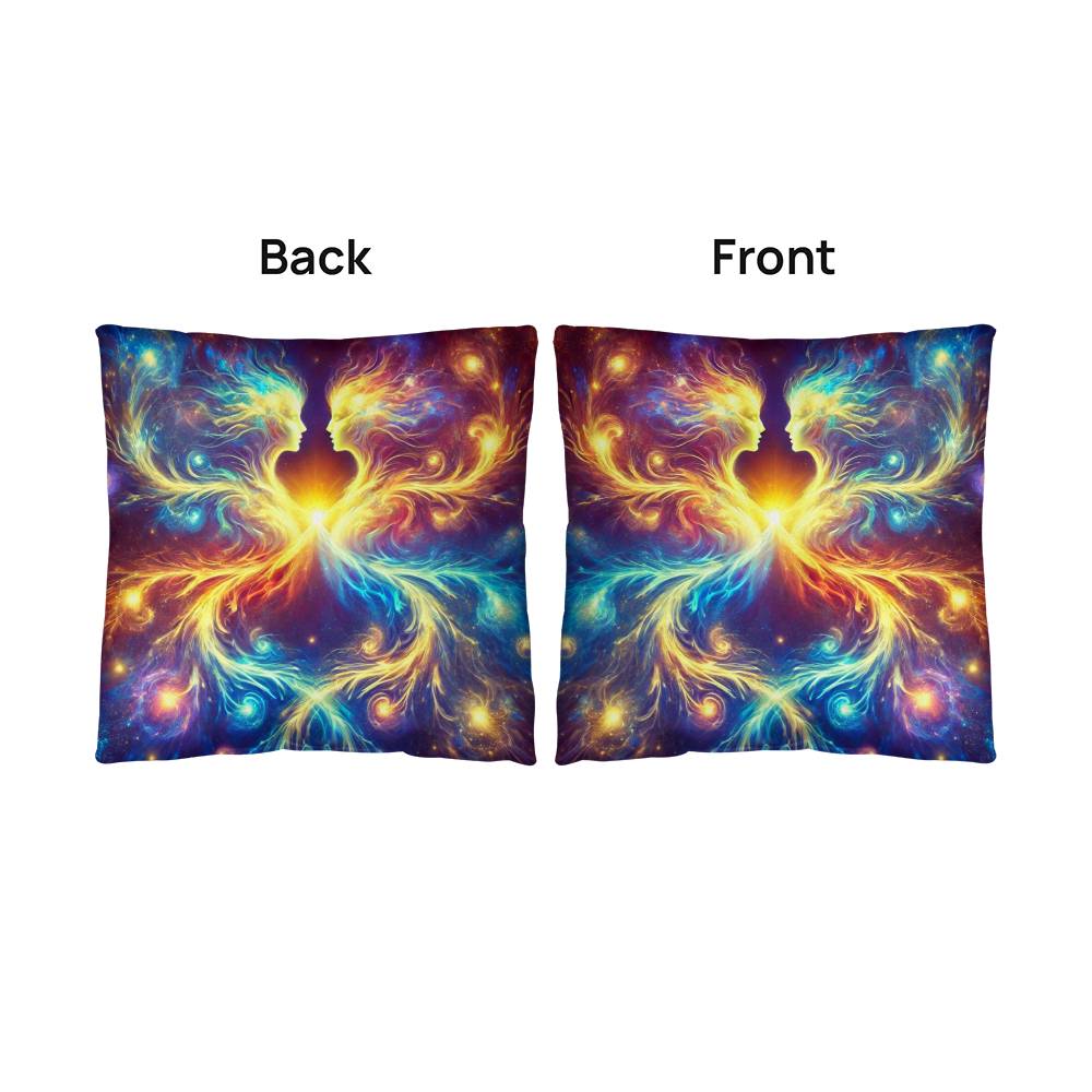 Cosmic Twins - Indoor/Outdoor Pillow