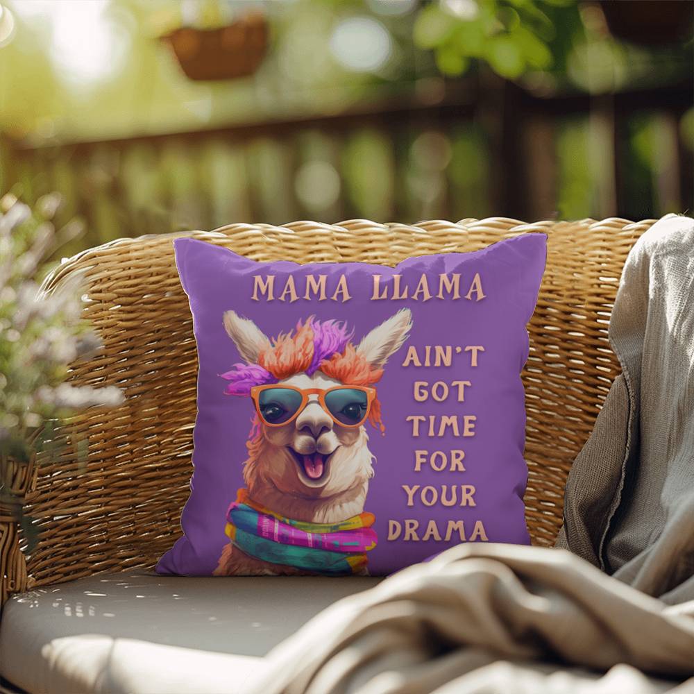 Mama Llama - Indoor/Outdoor Pillow