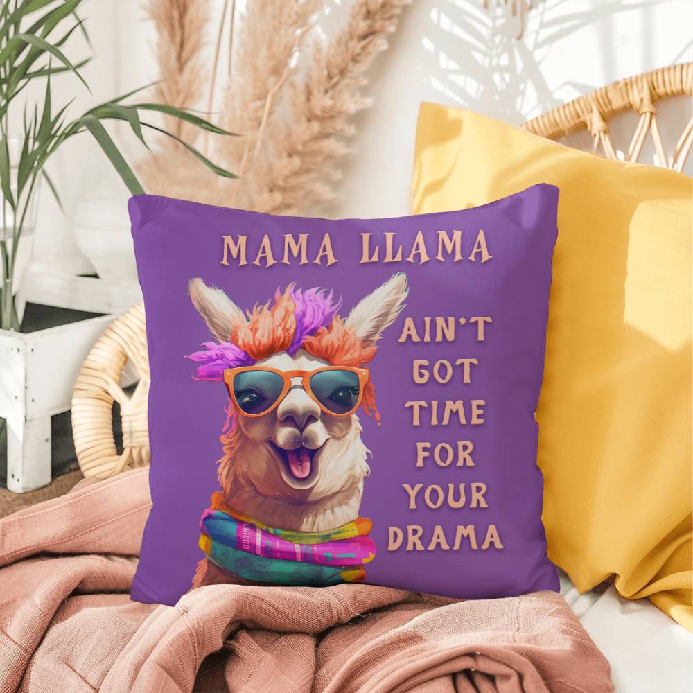 Mama Llama - Indoor/Outdoor Pillow