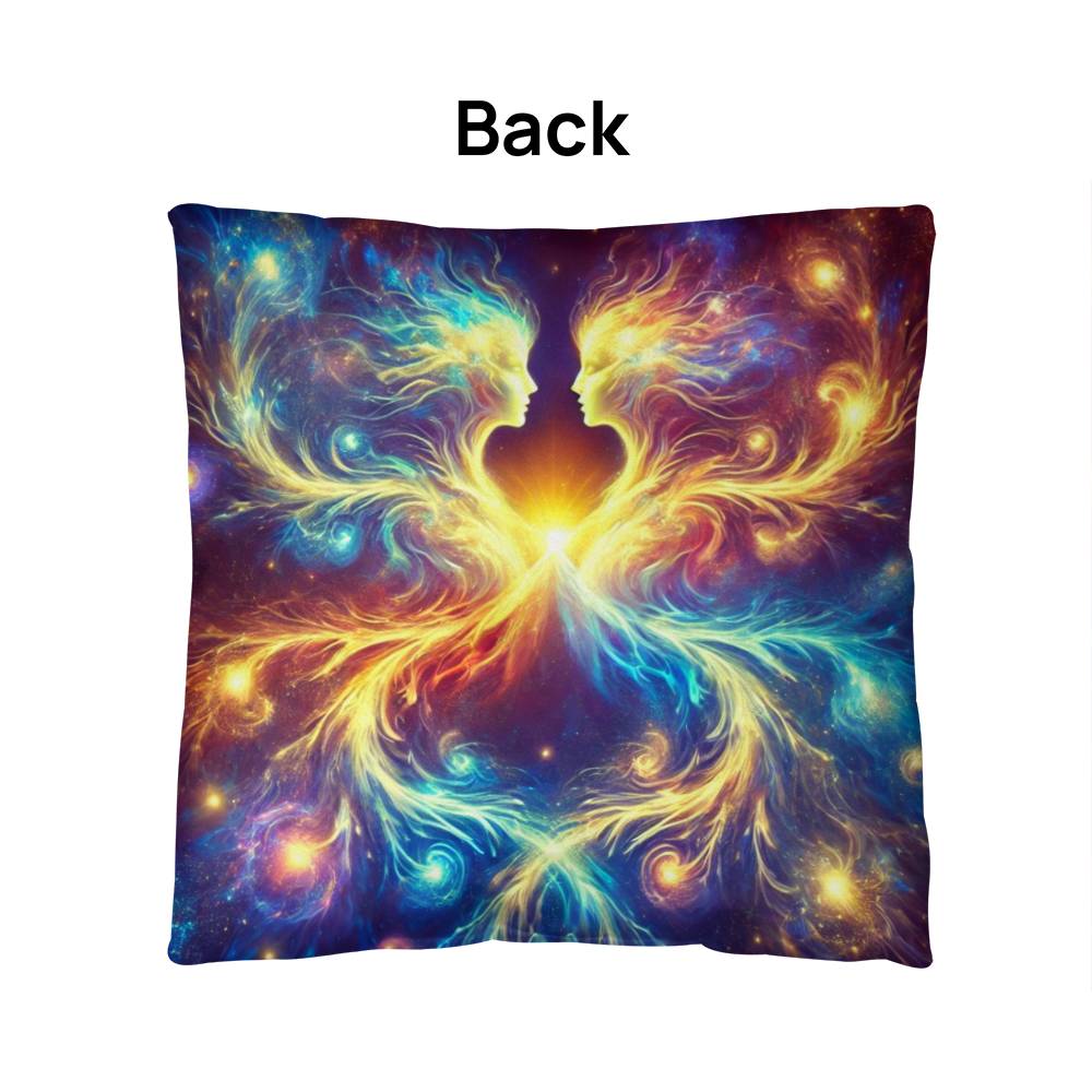 Cosmic Twins - Indoor/Outdoor Pillow