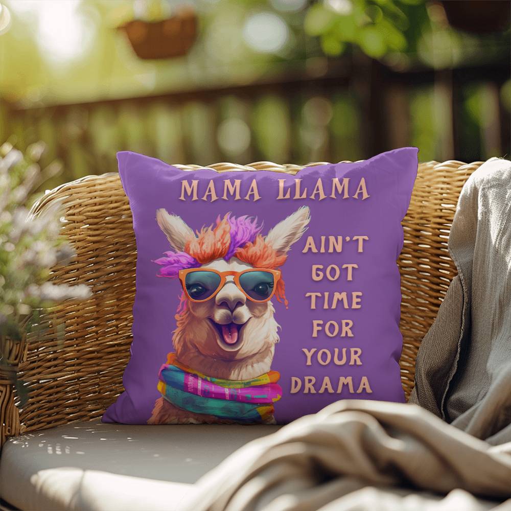 Mama Llama - Indoor/Outdoor Pillow