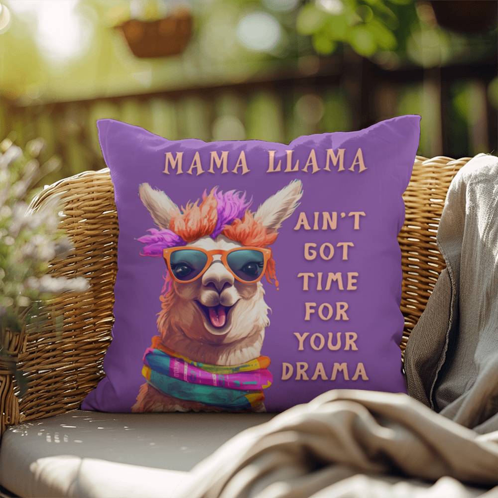 Mama Llama - Indoor/Outdoor Pillow