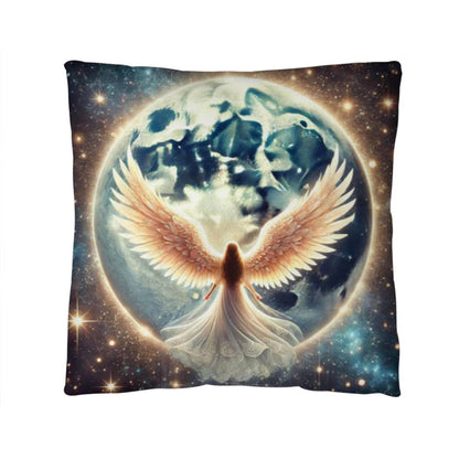 Angelic Moon Protection - Classic Pillow Cover with Insert