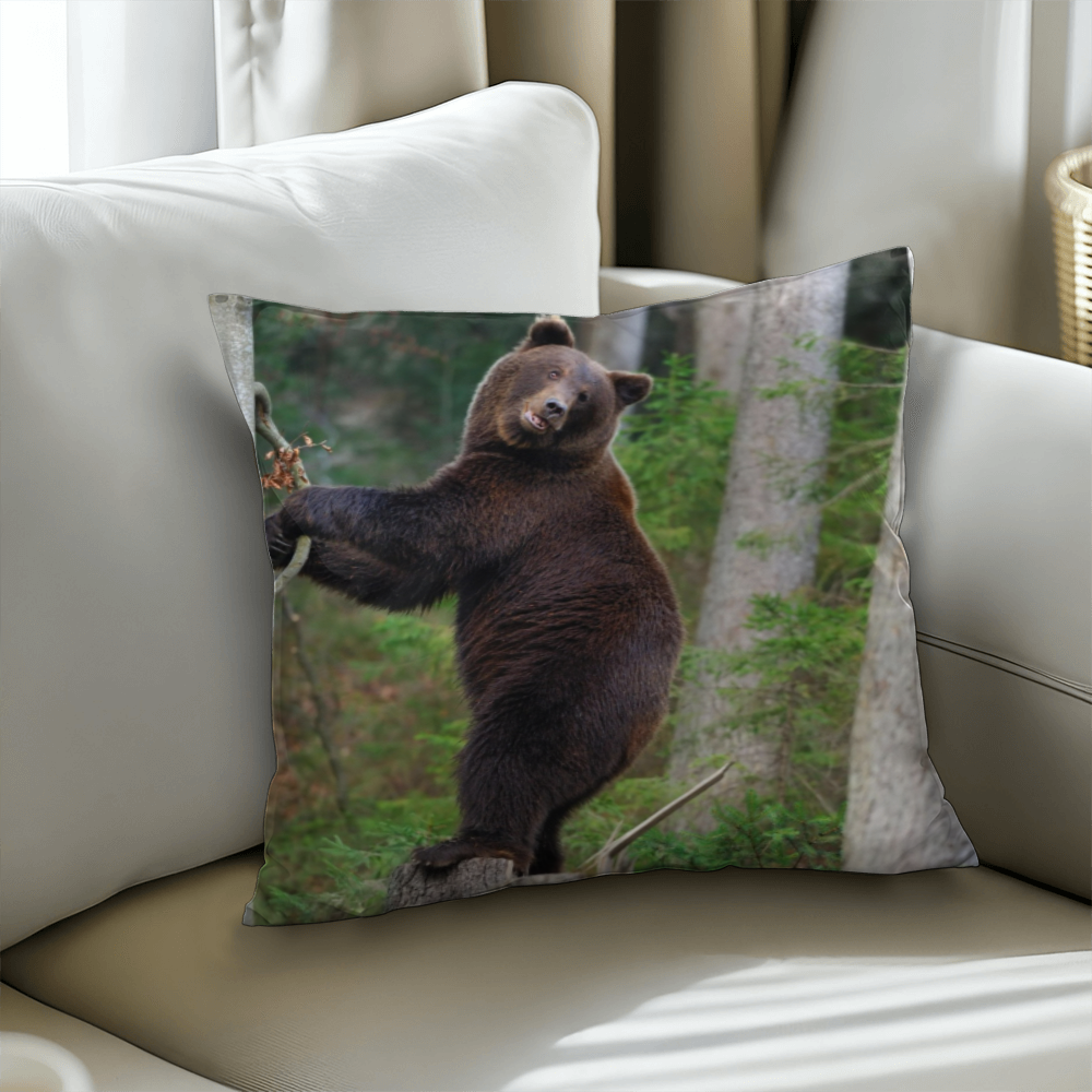 Happy Mama Bear - Classic Pillow Cover with Insert