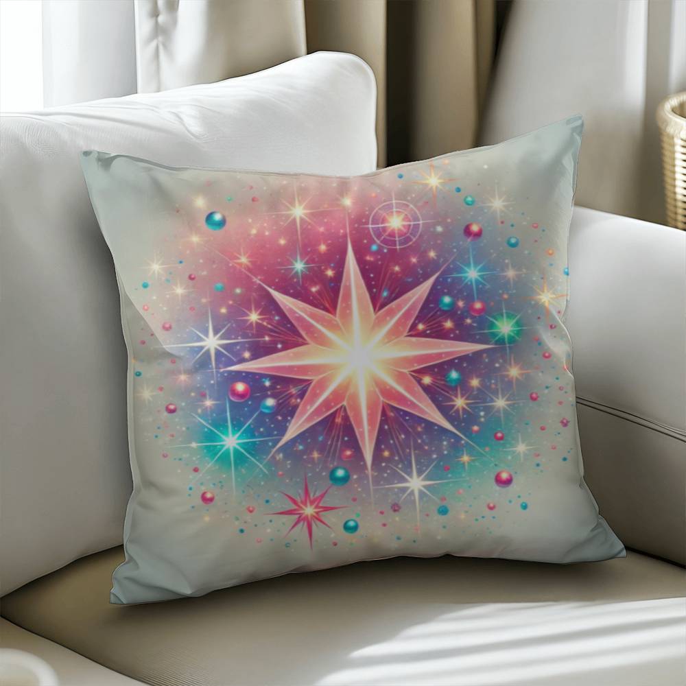 Colorful Celestial Star -  Classic Pillow Cover with Insert