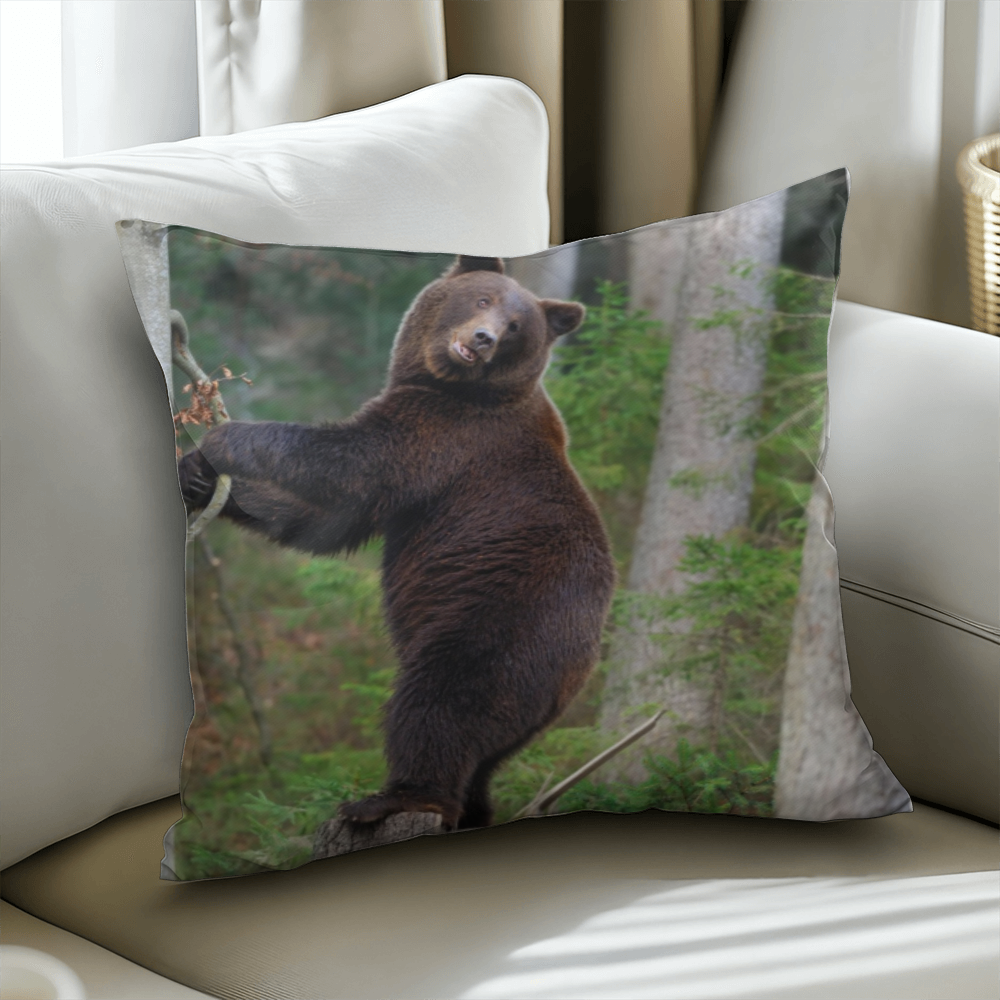 Happy Mama Bear - Classic Pillow Cover with Insert