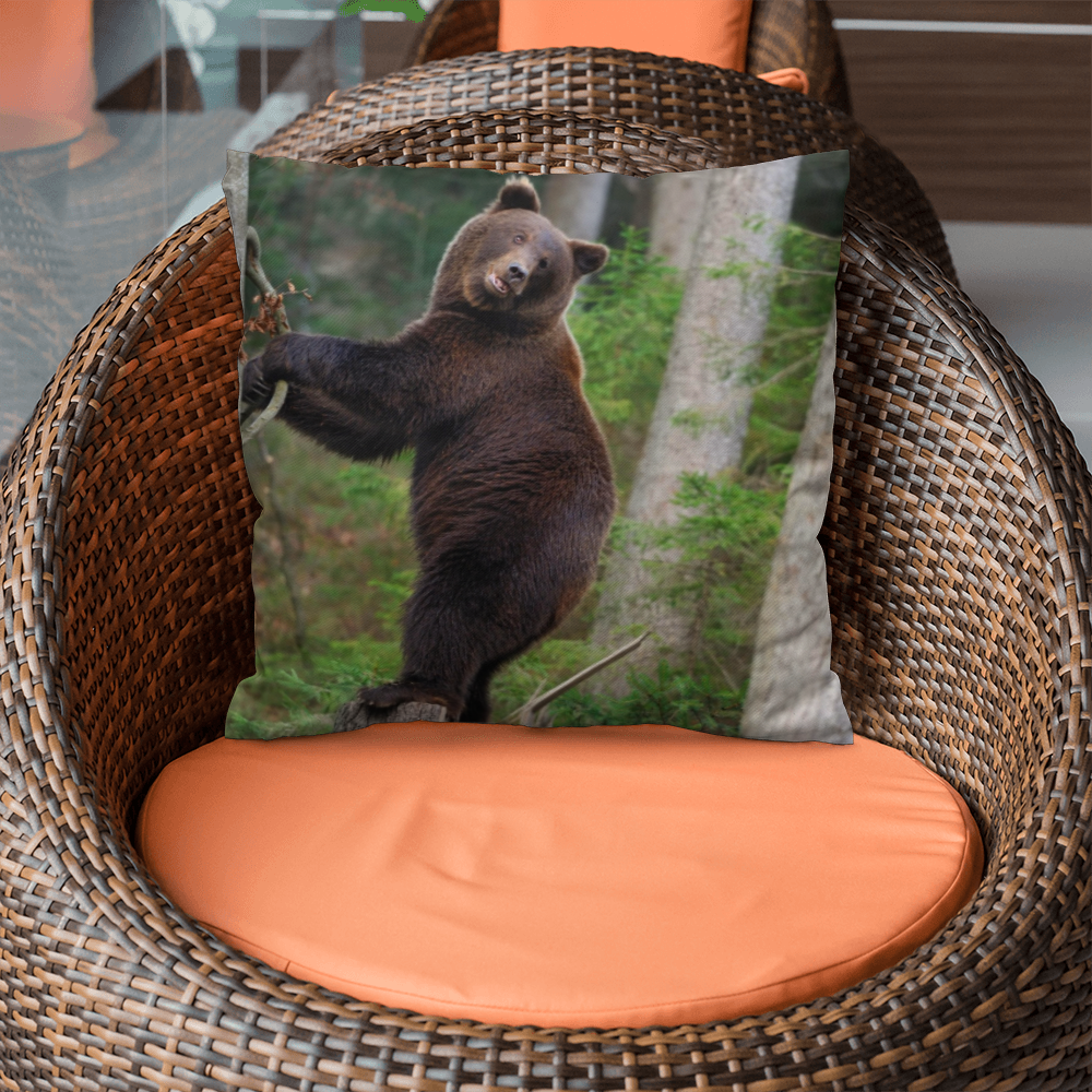 Happy Mama Bear - Classic Pillow Cover with Insert