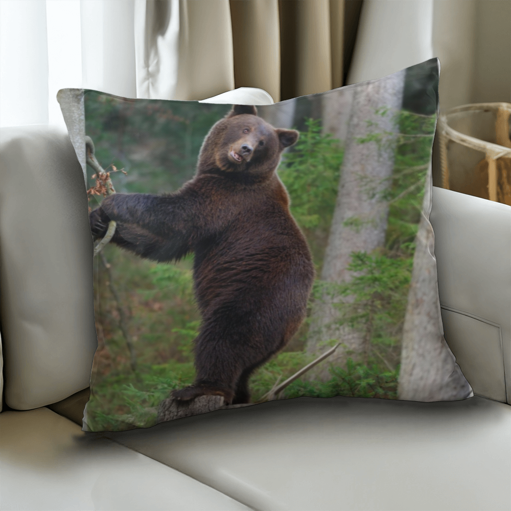 Happy Mama Bear - Classic Pillow Cover with Insert