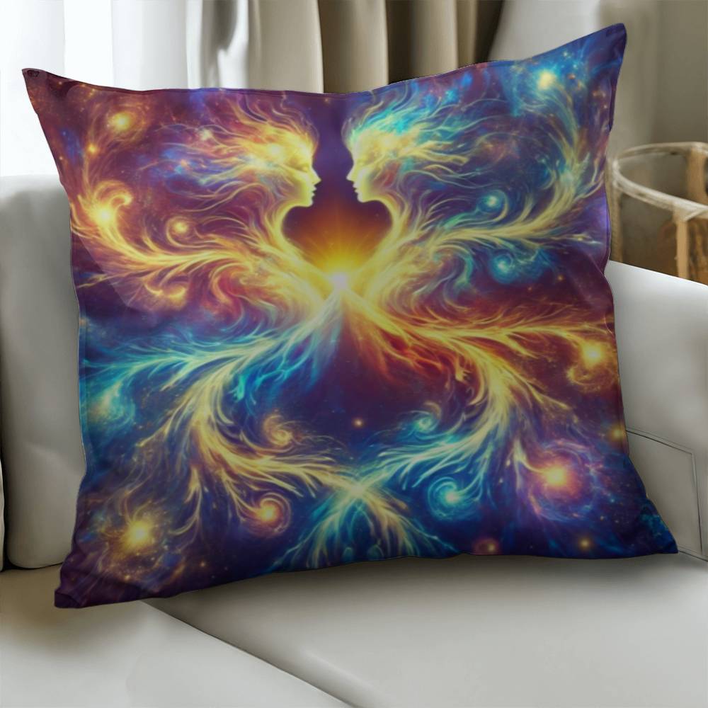 Cosmic Twins - Classic Pillow Cover with Insert